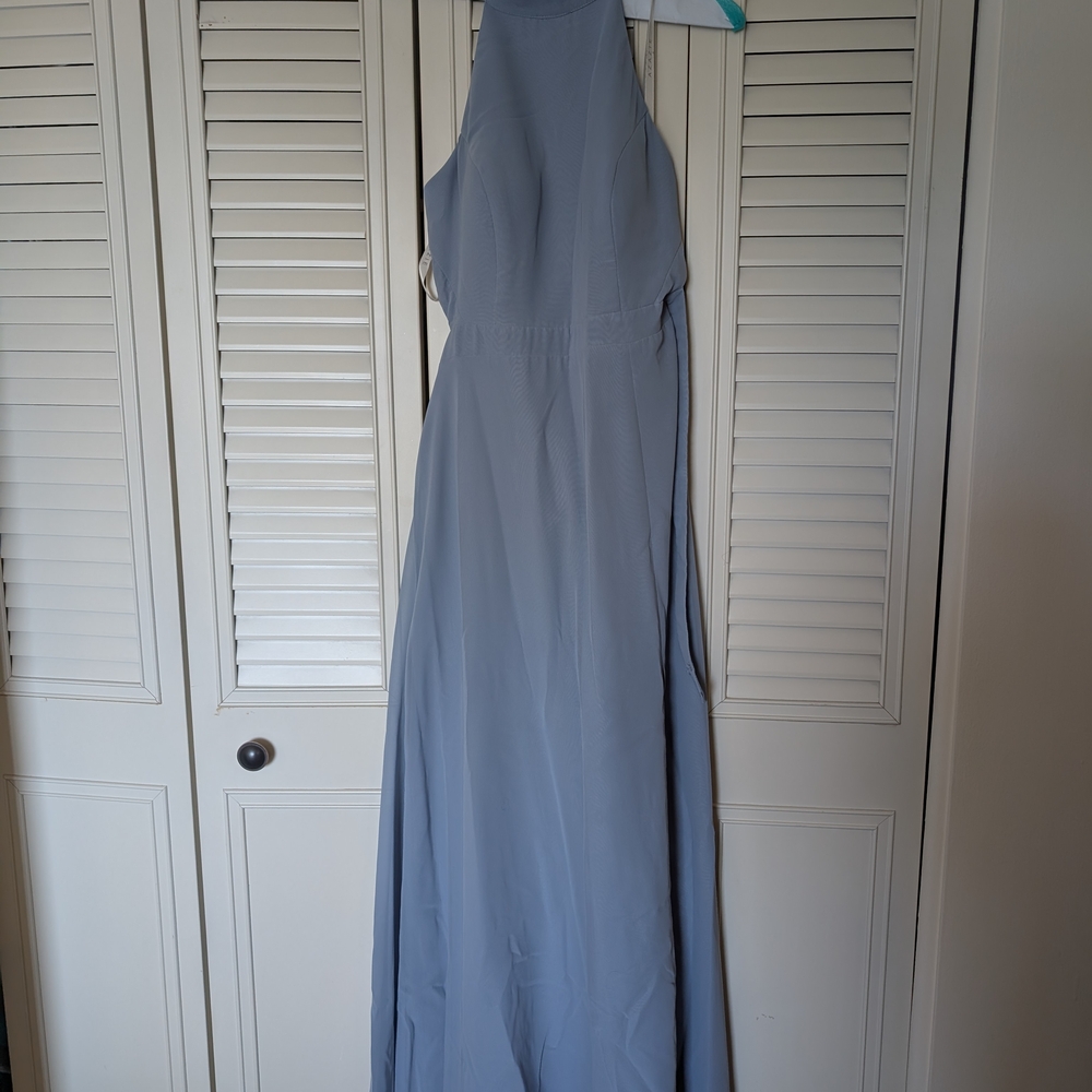 Dusty Blue Bridesmaids Dress